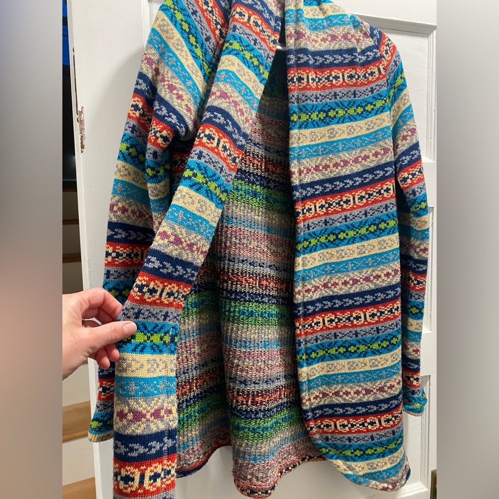 Multicolor Patterned Women's Sweater - image 1